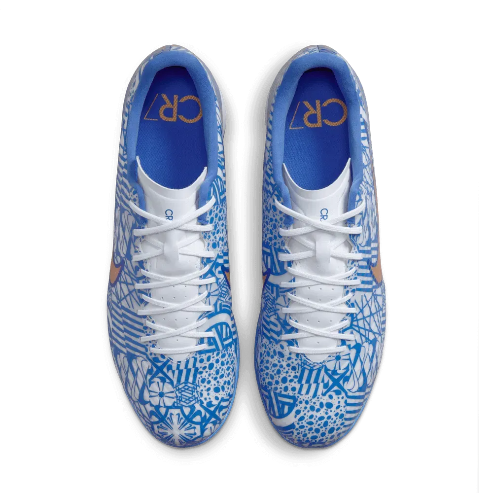 Nike Zoom Vapor 15 Academy CR7 Indoor - White-Metallic Copper