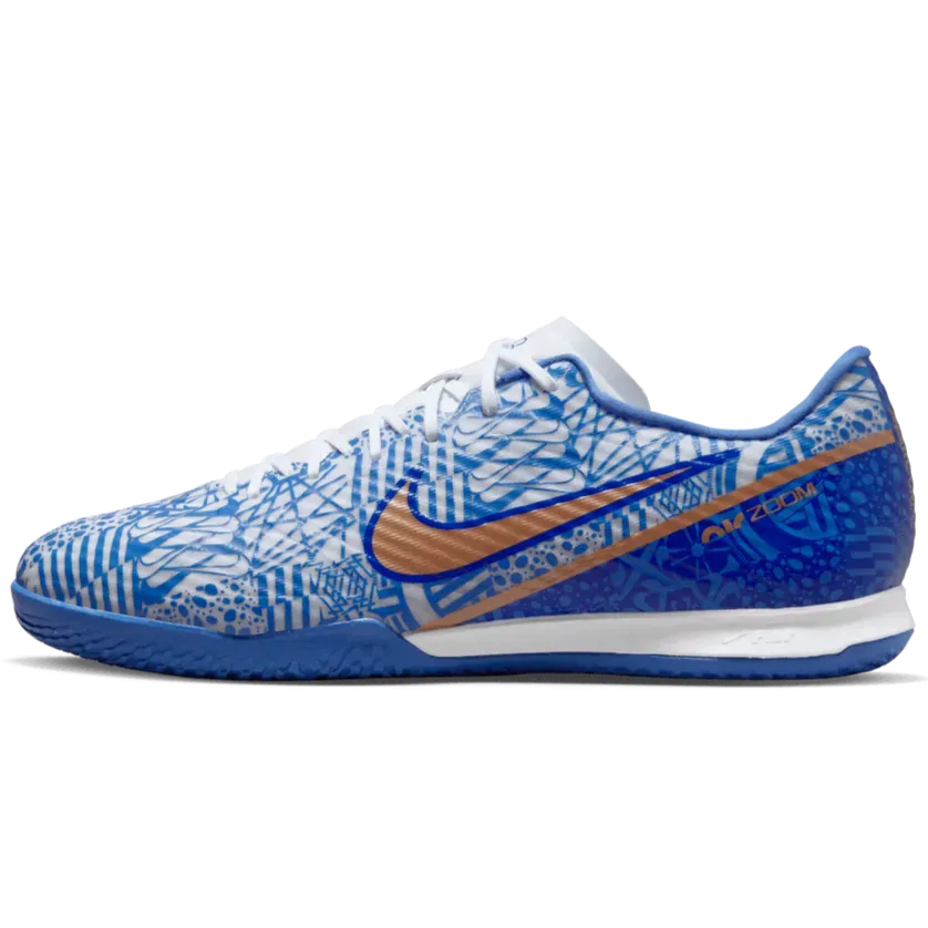 Nike Zoom Vapor 15 Academy CR7 Indoor - White-Metallic Copper
