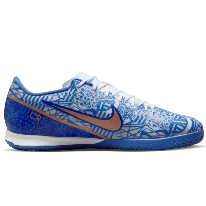 Nike Zoom Vapor 15 Academy CR7 Indoor - White-Metallic Copper