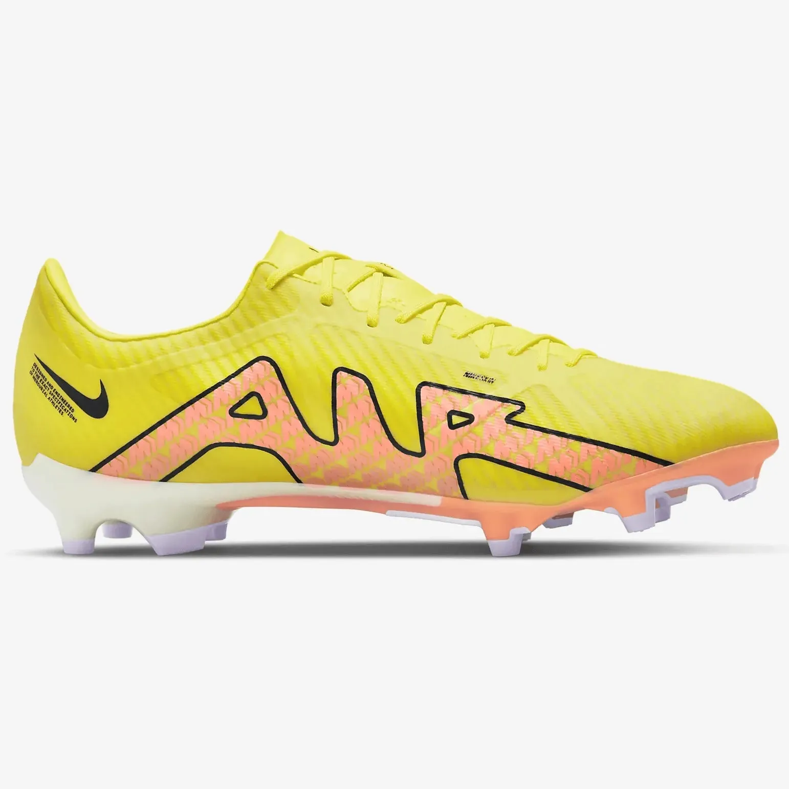 Nike Zoom Vapor 15 Academy FG/MG - Yellow Strike-Sunset Glow
