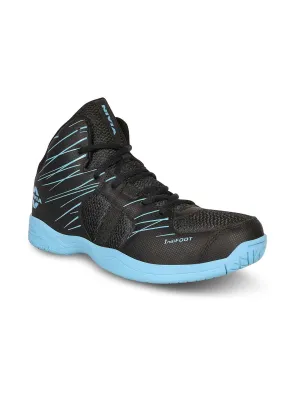 Nivia Panther 2.0 Basketball Shoe For Kids/Soft Cushion Eva Inner Insole Better Fit/Smooth, Comfortable Shoes (Black)