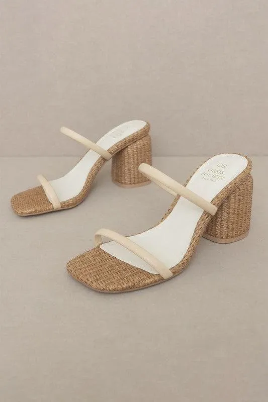 Oasis Society The Margaret Raffia Heel
