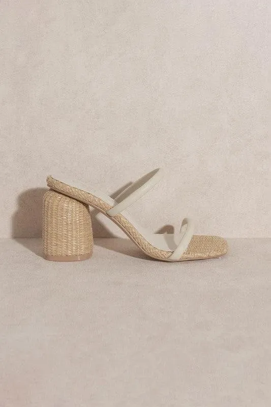 Oasis Society The Margaret Raffia Heel