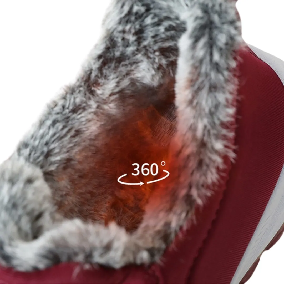 OCW Orthopedic Women Fluffy Waterproof Comfortable Winter Boots