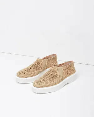 Pelizo Raffia Slip-On
