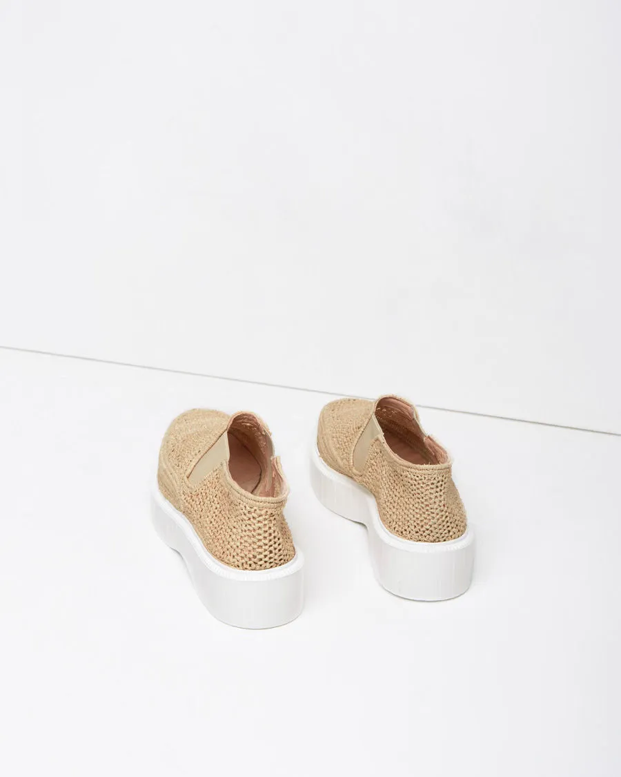 Pelizo Raffia Slip-On
