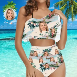 Personalized Swimwear Photo Swimsuit Valentine's Day Gifts For Girlfriend