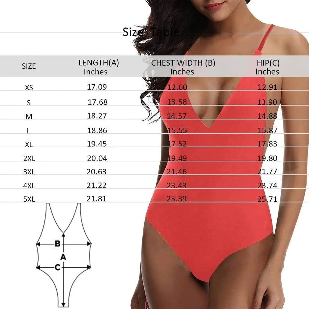Photo Swimwear Custom Bathing Suit Custom Face Swimsuit
