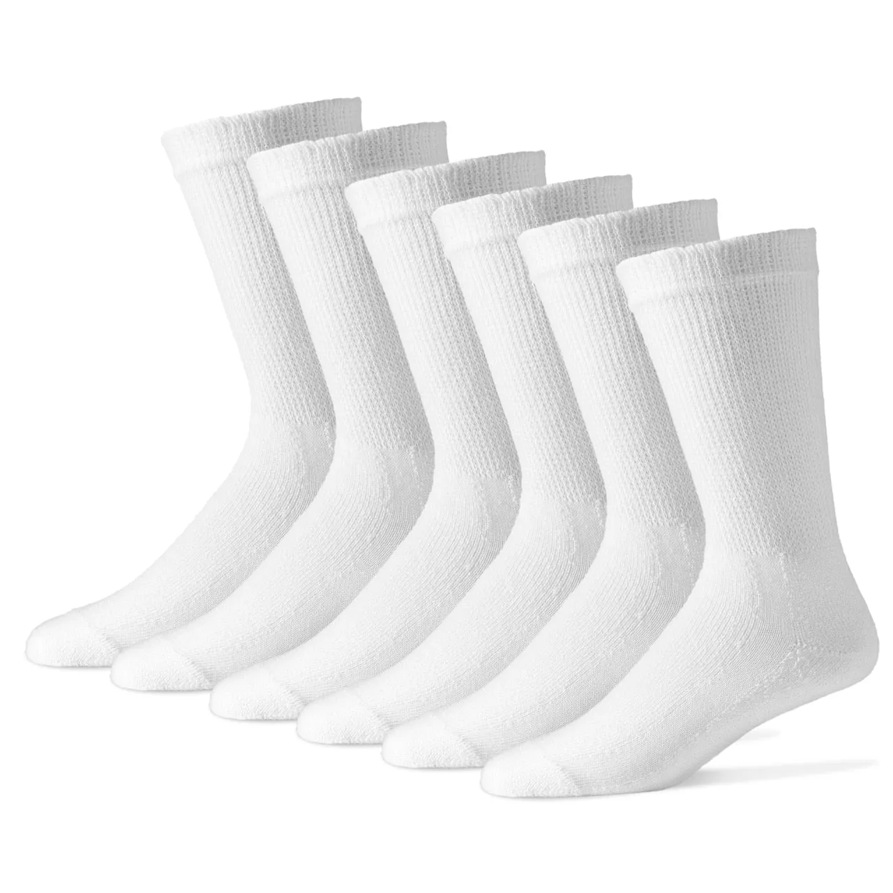 Physician's Choice Diabetic Crew Calf length Socks (12 Pair Pack)