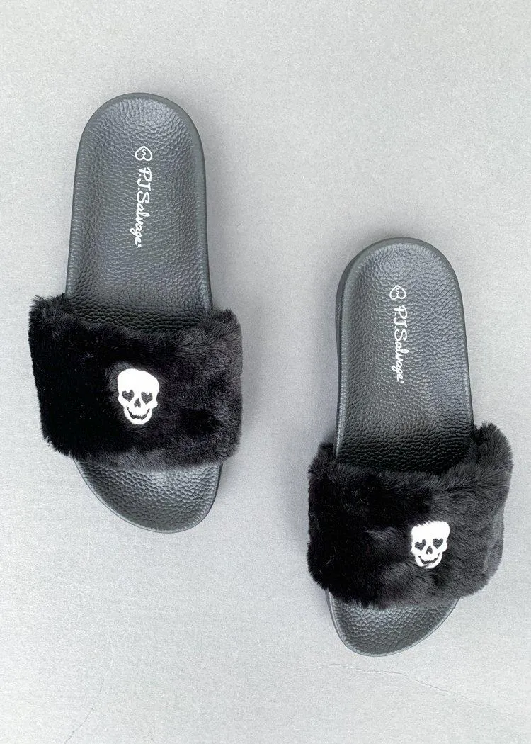 PJ Salvage Skull Slipper Slides ***FINAL SALE***