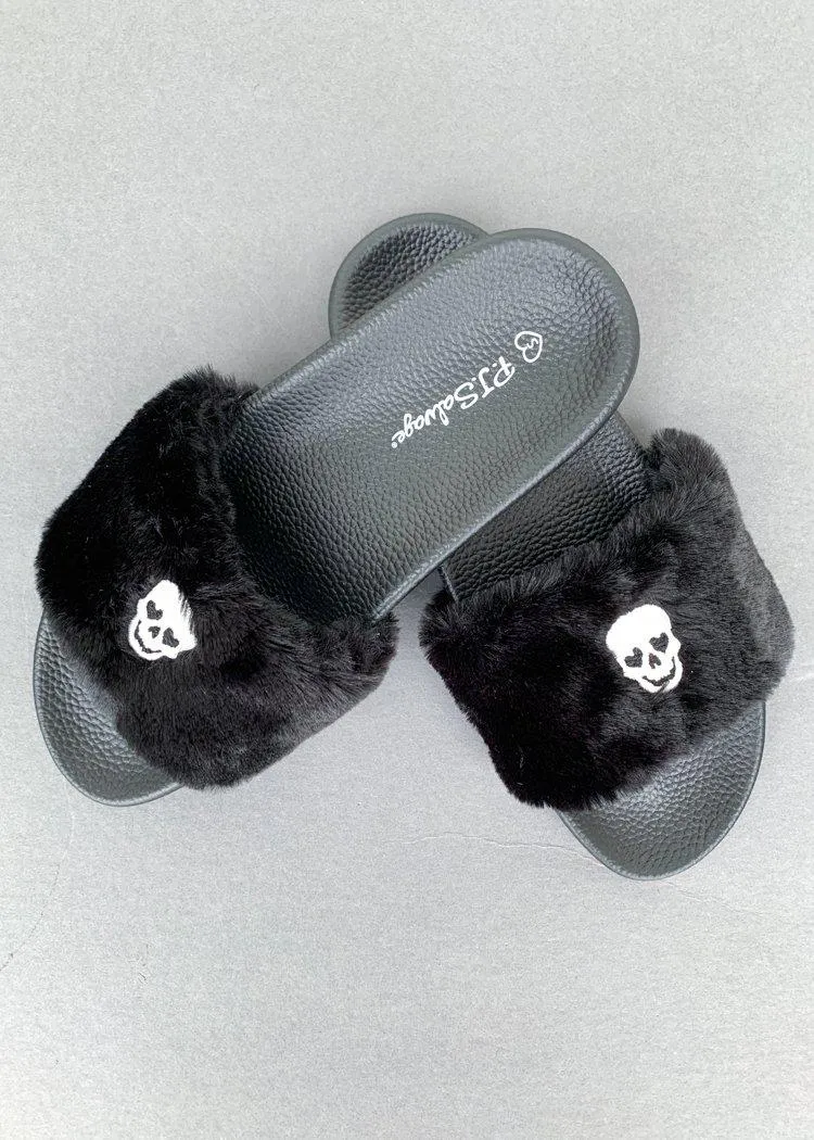 PJ Salvage Skull Slipper Slides ***FINAL SALE***