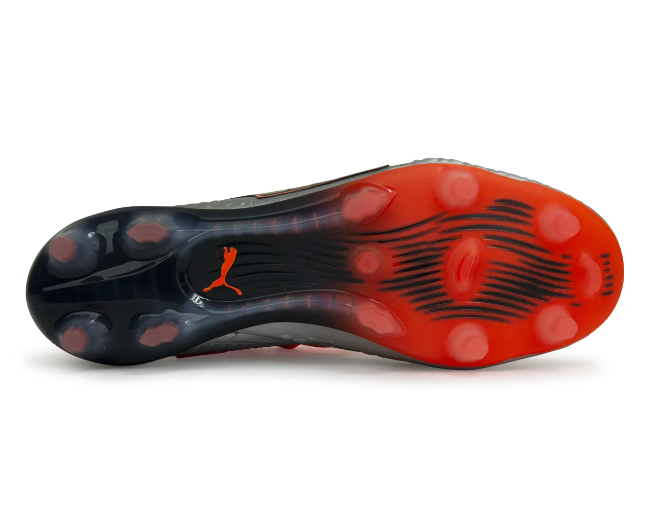PUMA Men's One 1 Syn FG/AG Silver Orange/Black