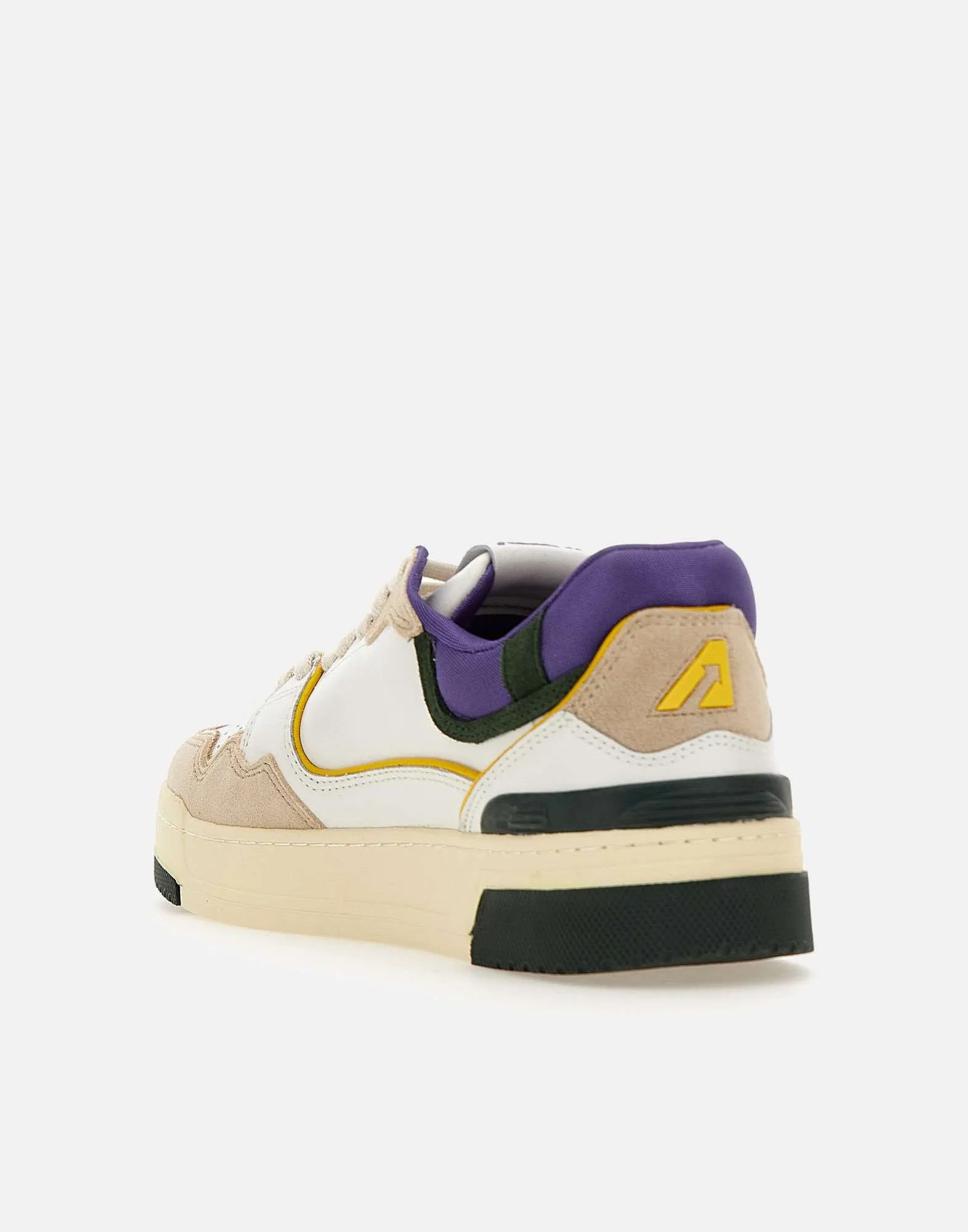 Purple Leather Sneakers