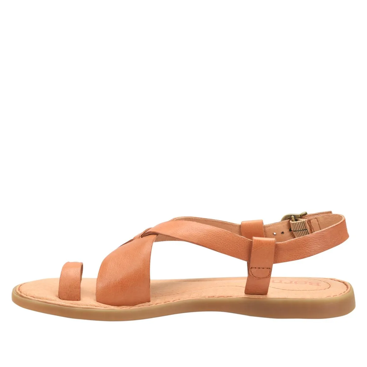 "AS IS" Born Inya Leather Toe Loop Sandal