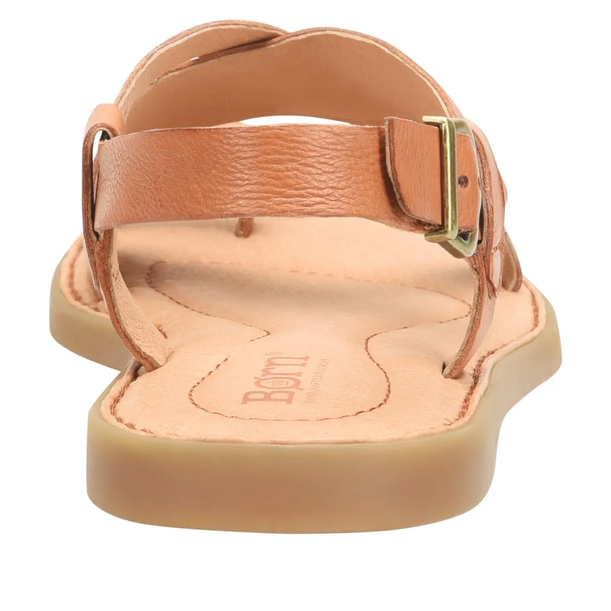 "AS IS" Born Inya Leather Toe Loop Sandal