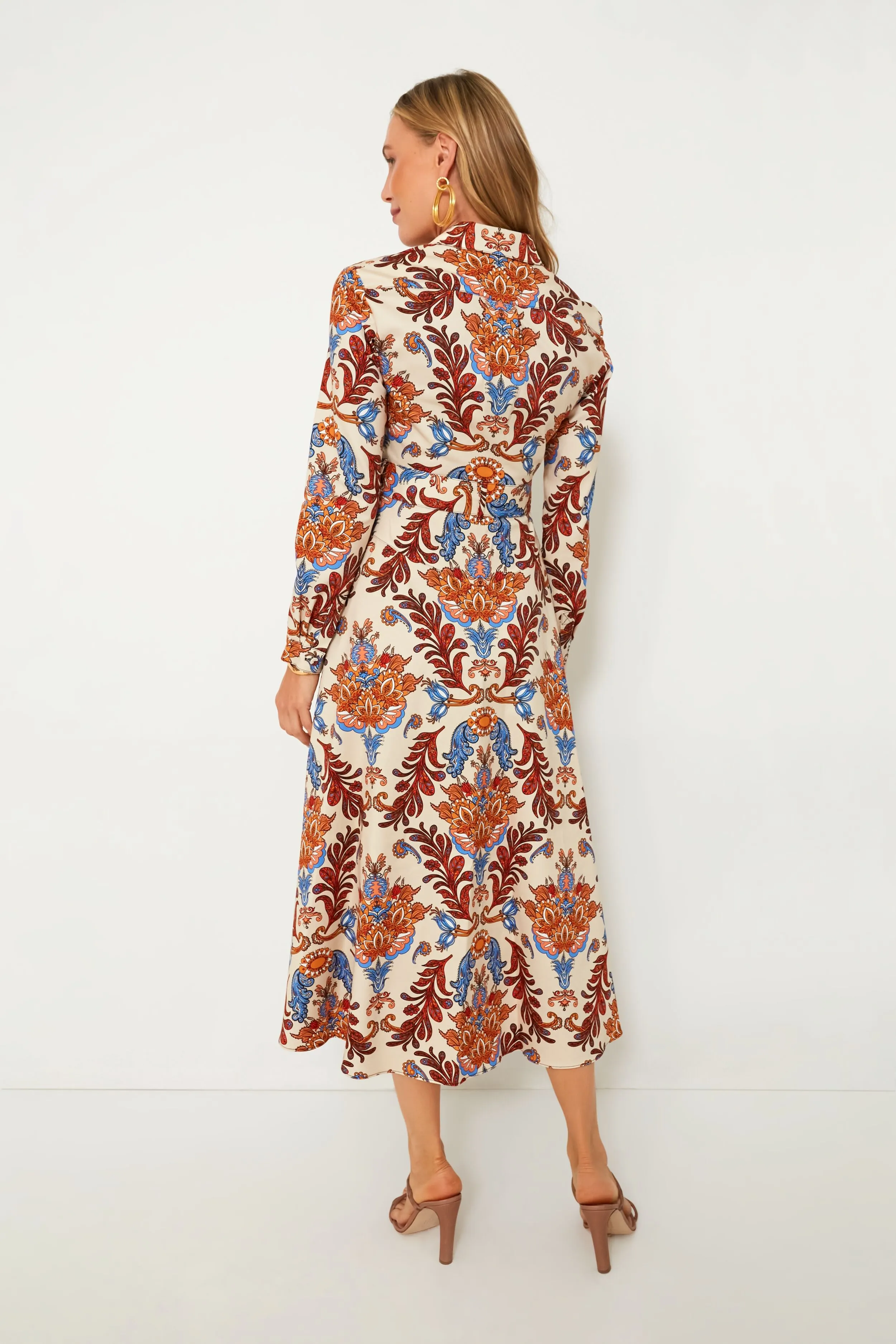 Regina Cream Briele Cotton Twill Dress