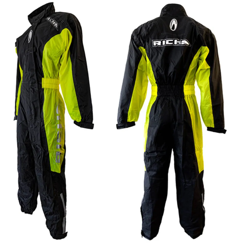 Richa Typhoon Rain Overall Black / Fluorescent