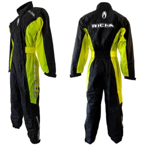 Richa Typhoon Rain Overall Black / Fluorescent