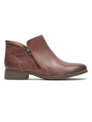 Rockport Women's Cobb Hill Crosbie Bootie Red CI6208