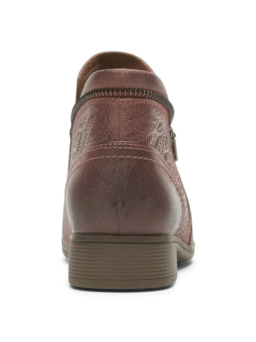 Rockport Women's Cobb Hill Crosbie Bootie Red CI6208