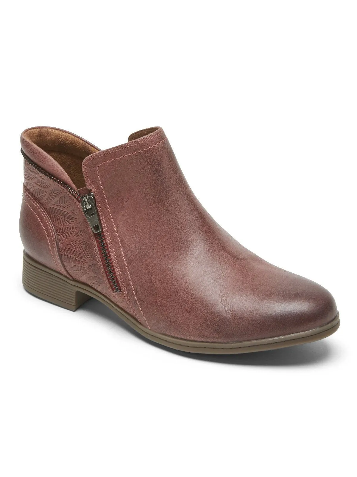 Rockport Women's Cobb Hill Crosbie Bootie Red CI6208