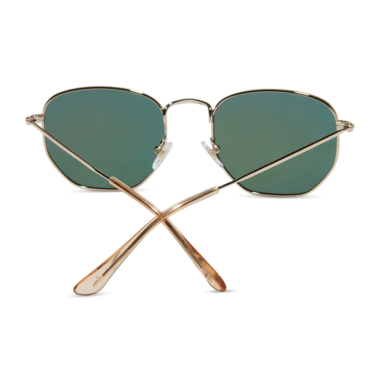 roxbury - gold   candy pink mirror polarized sunglasses