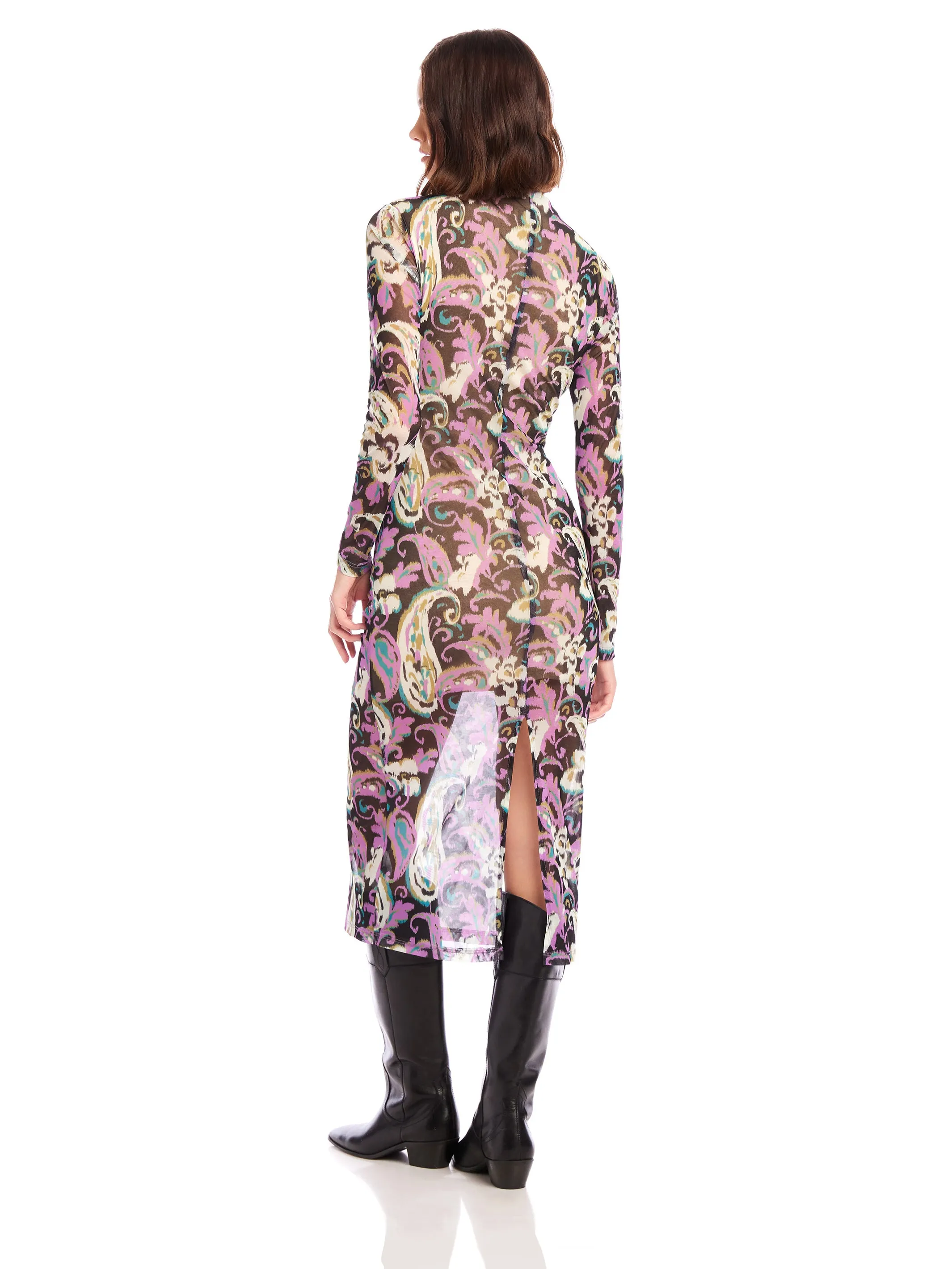 Ruched Selena Midi Dress