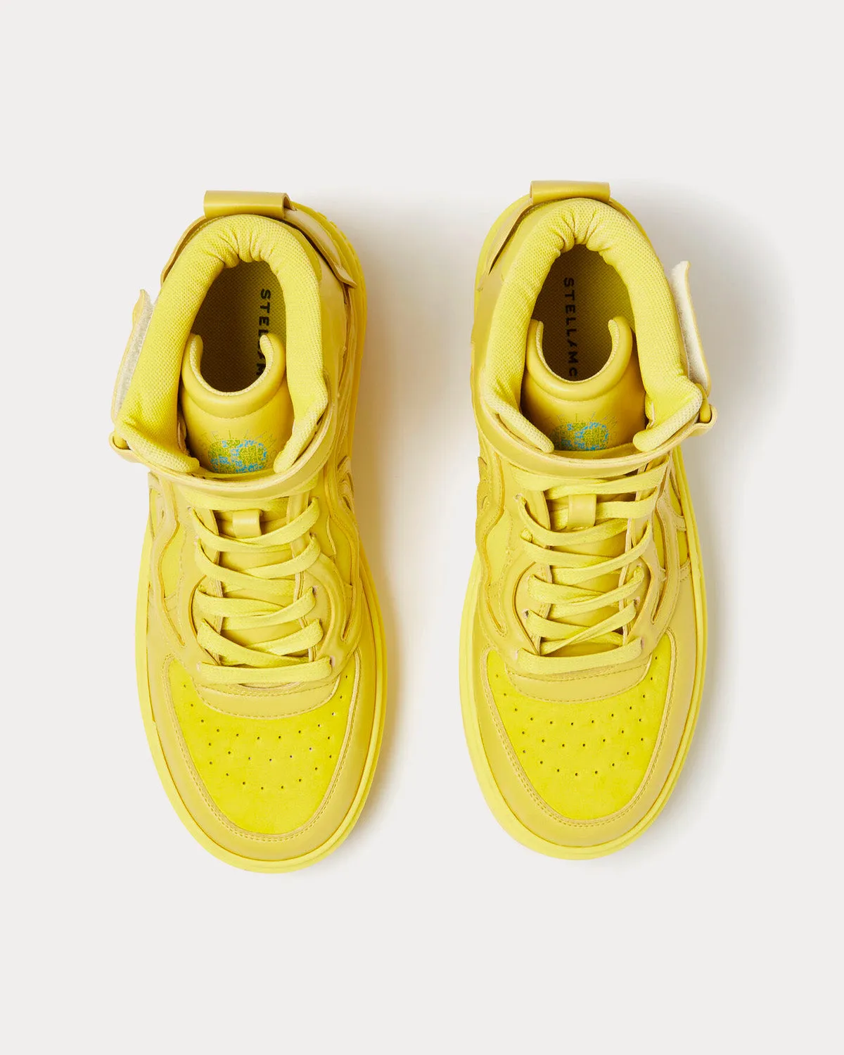 S-Wave 2 Chartreuse Mid Top Sneakers