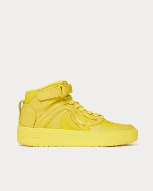 S-Wave 2 Chartreuse Mid Top Sneakers