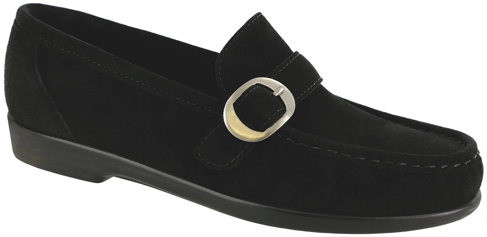 SAS Womens Lara Cross Buckle SlipOn