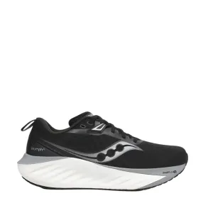 Saucony Men's Triumph 22 Running Shoes in Black/White - Online Exclusive