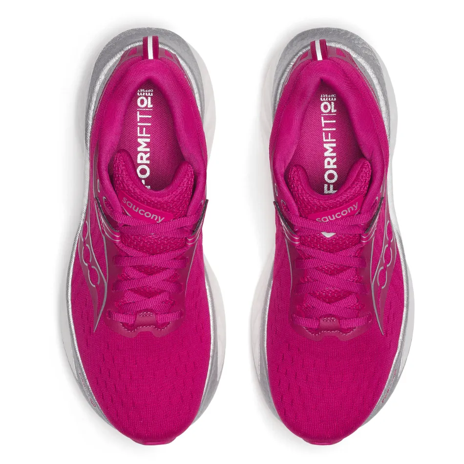 Saucony Women's Triumph 22 Running Shoes in Magenta - Online Exclusive