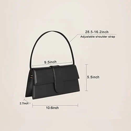 Shoulder Bags for Women, Square Hobo Tote Handbag Mini Clutch Purse Small Shoulder bag Cross Body Purse Handbag black