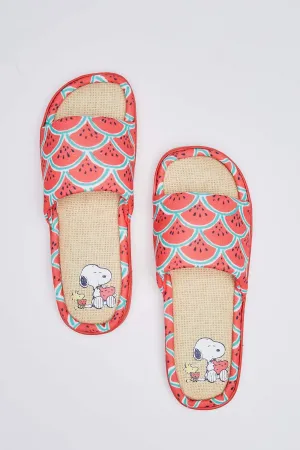 Snoopy Watermelons Slippers