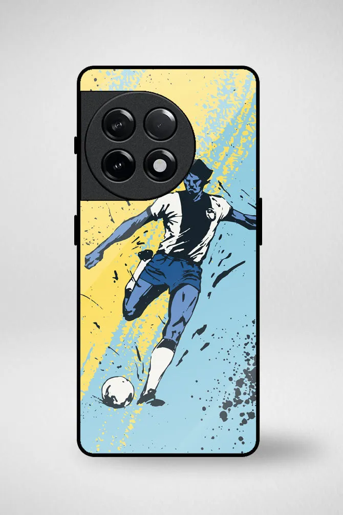 Soccer sport players Glass Mobile Case - iPhone, Samsung & OnePlus