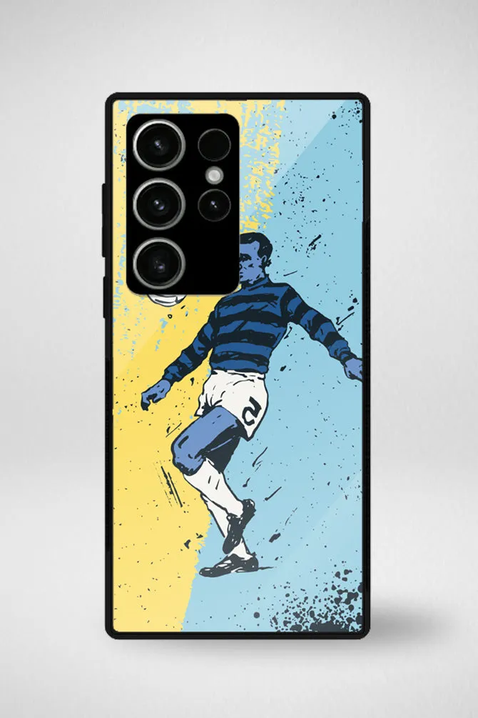 Soccer sport players Glass Mobile Case - iPhone, Samsung & OnePlus
