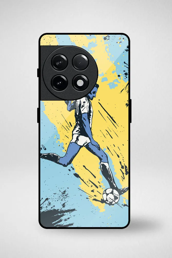 Soccer sport players Glass Mobile Case - iPhone, Samsung & OnePlus