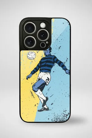 Soccer sport players Glass Mobile Case - iPhone, Samsung & OnePlus