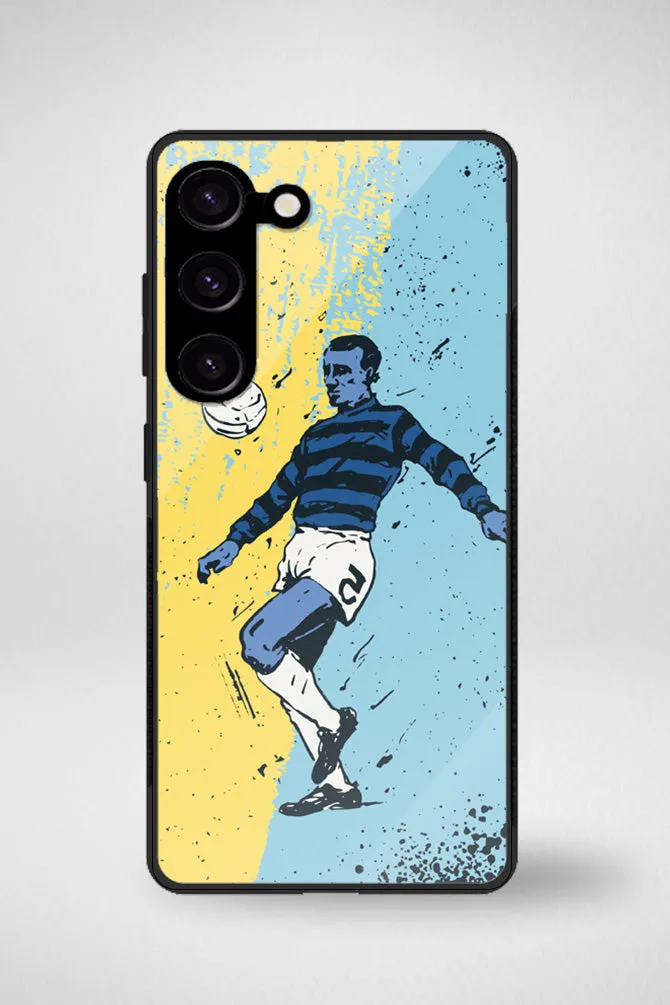 Soccer sport players Glass Mobile Case - iPhone, Samsung & OnePlus
