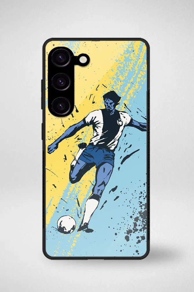 Soccer sport players Glass Mobile Case - iPhone, Samsung & OnePlus