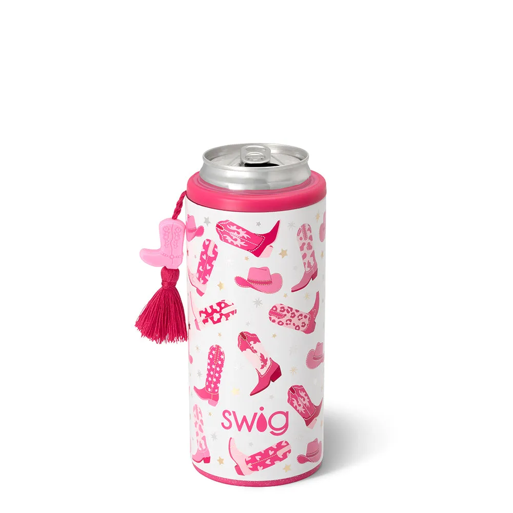 Swig | Let's Go Girls Skinny Can Cooler in 12 oz