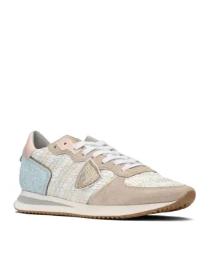 TRPX Low Raffia Sneaker in Beige