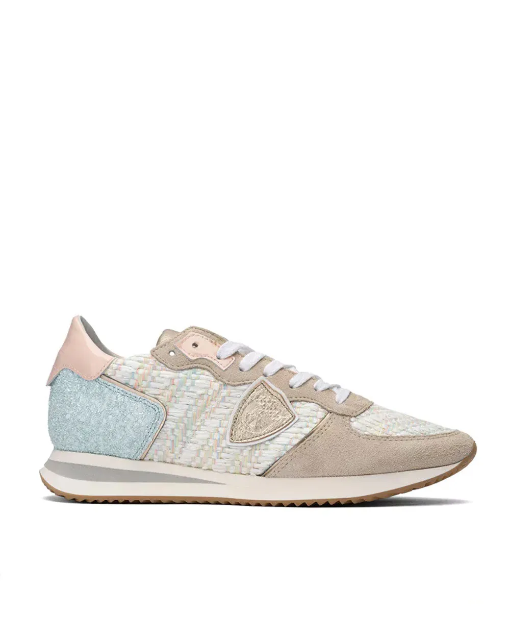TRPX Low Raffia Sneaker in Beige