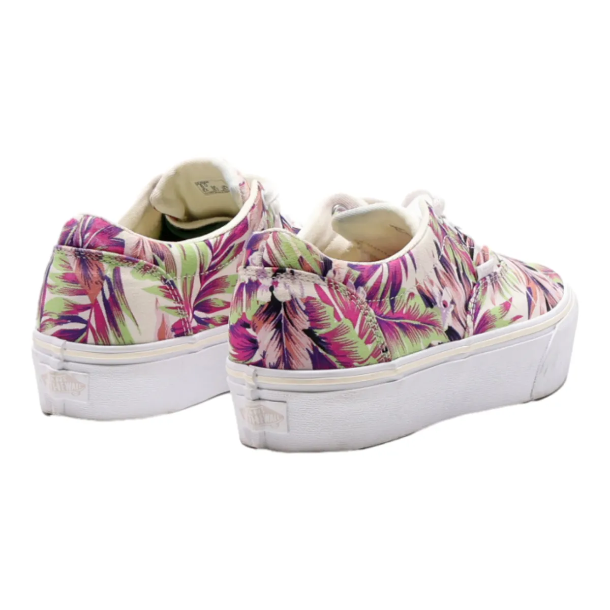 VANS Old Skool Low Top Trainers Purple Canvas Womens UK 5.5