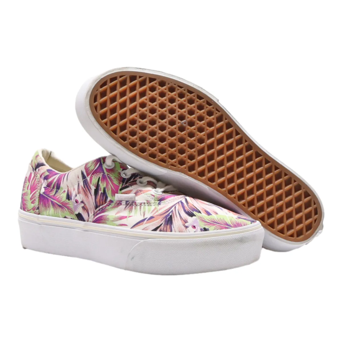 VANS Old Skool Low Top Trainers Purple Canvas Womens UK 5.5
