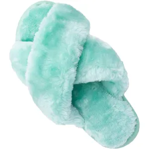Women's Fuzzy Slippers（Mint Green）