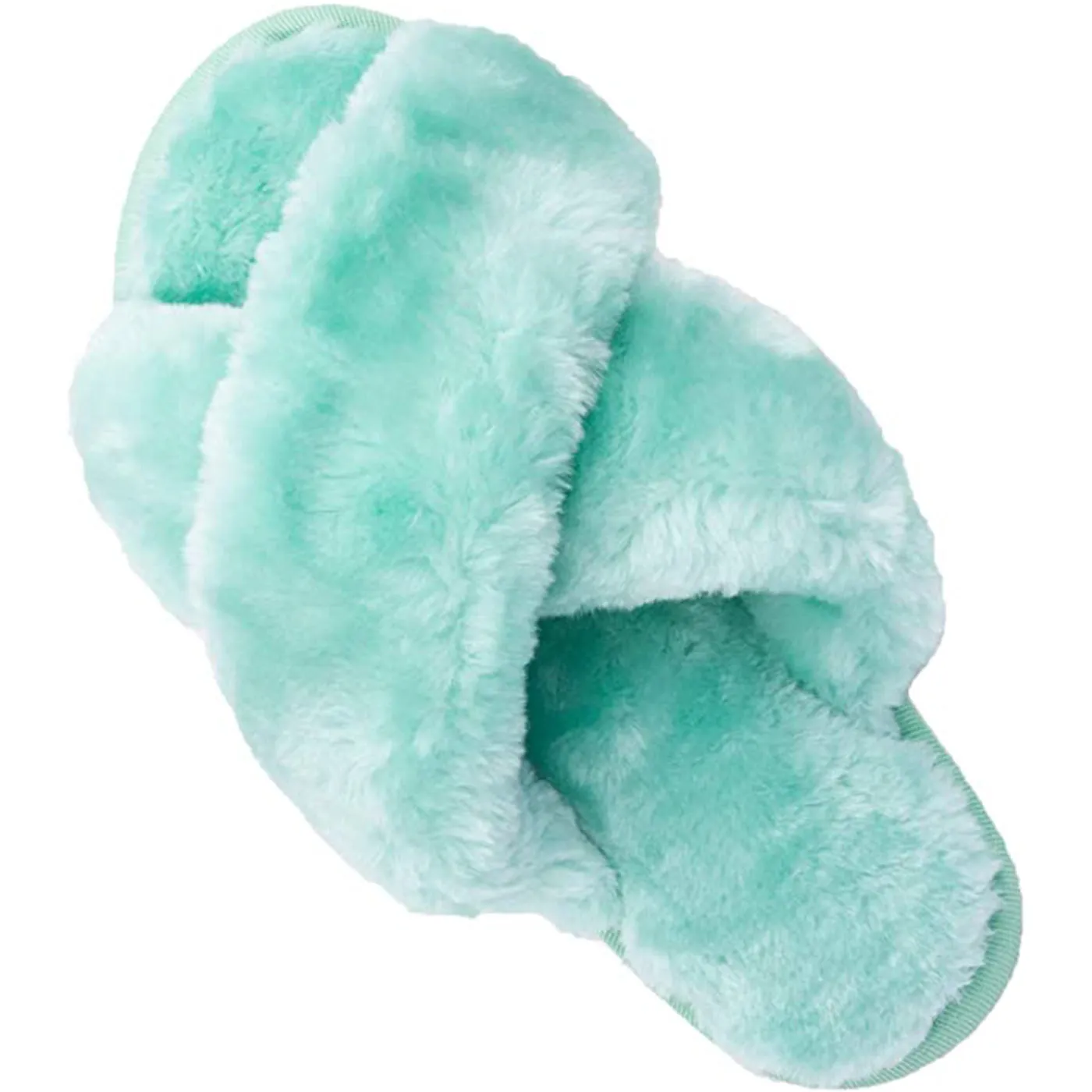 Women's Fuzzy Slippers（Mint Green）