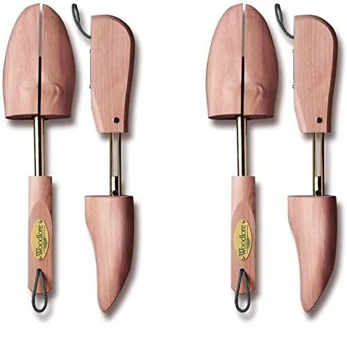 Woodlore | Shoe Trees for Men 2 | Pack Of Men's Adjustable Shoe Trees